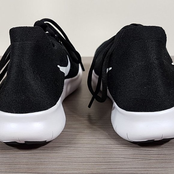 Nike Kids' Free Run Grade School Running Shoes - Black/Silver/Anthracite 5.5Y/38 - Picture 5 of 10